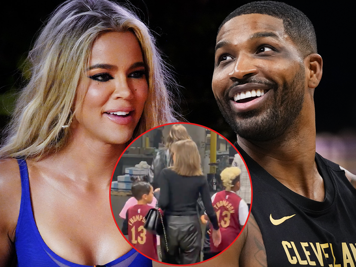 Khloe Kardashian fait du match de Tristan Thompson en NBA une affaire de famille