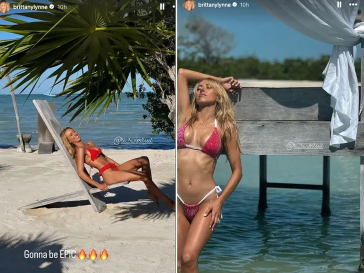 Brittany Mahomes partage des photos exclusives des coulisses de la séance photo pour le maillot de bain SI