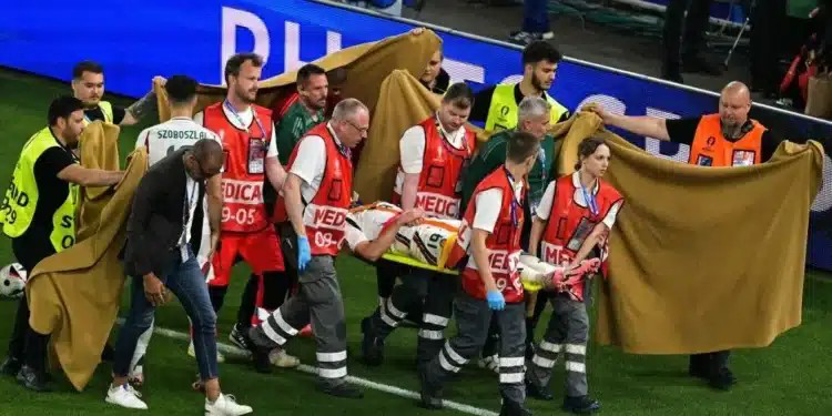 Euro 2024 : Barnabas Varga dans un état stable après un violent choc lors du match Écosse – Hongrie