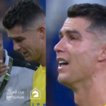 Ronaldo pleure à chaudes larmes lors de la défaite d'Al Nassr en finale de la Kings Cup