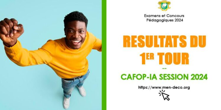  Résultats du concours CAFOP-IA 2024 en Côte d’Ivoire disponibles