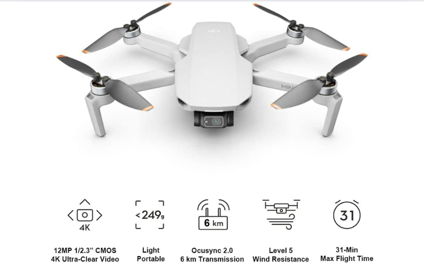  Envolez-vous vers l’Infini avec le drone DJI Mini 2 : La Puissance de la Photographie Aérienne dans Votre Poche