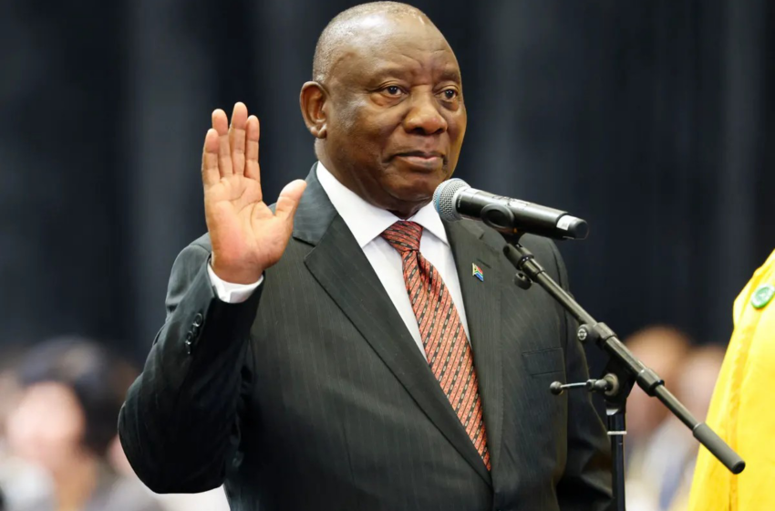  Cyril Ramaphosa réélu président par le Parlement sud-africain