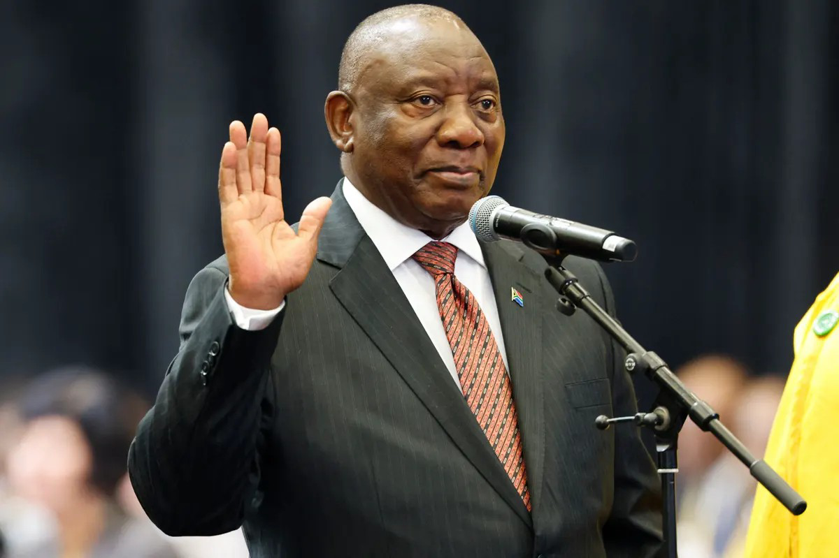 Cyril Ramaphosa réélu président par le Parlement sud-africain