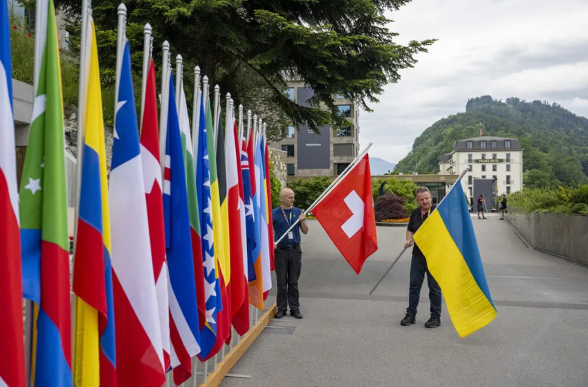  Conférence pour la Paix en Suisse, l’Ukraine y participe: Absence Notable de la Russie