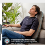 HoMedics Coussin de Massage Shiatsu Chauffant : Soulagement des Douleurs Dorsales et Relaxation Profonde à Domicile