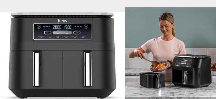  Ninja Foodi Dual Zone Airfryer Digital (AF300EU) : L’outil polyvalent pour une cuisine saine et rapide