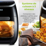 Tower T17076 Xpress Pro Combo Air Fryer : Le Mini Four Numérique 10-en-1 pour des Repas Variés et Sains