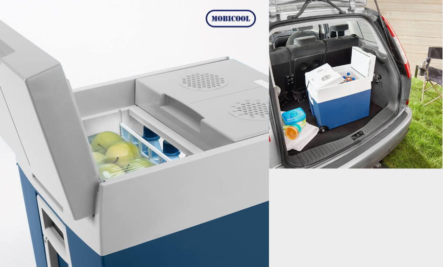 Cette Glacière Électrique Portable Mobicool utilisée en voiture , camion , bateau, campins-car et à la maison est offre limitée pour 125,55€ !