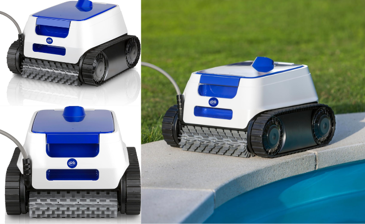 Voici le meilleur robot piscine à moteurs de traction qui convient pour piscines à fond plat ou en pente douce!