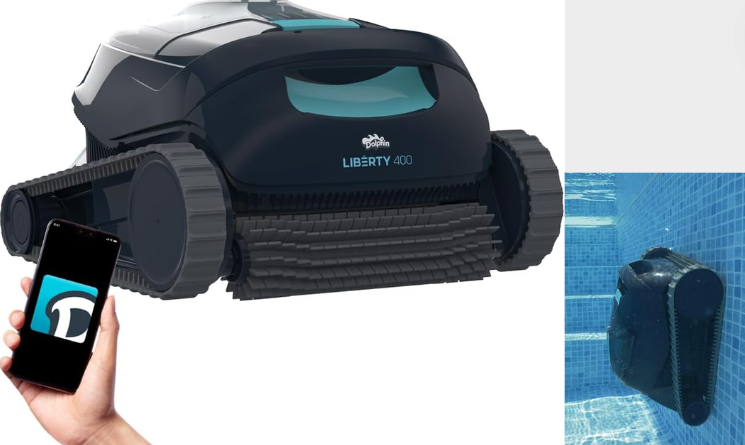  Nouveau robot nettoyeur de piscine intelligent : Le Dolphin LIBERTY 400 sans fil