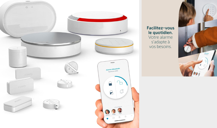  Somfy 1875255 – Home Alarm Advanced Plus : Système d’Alarme Connecté pour une Sécurité Maximale