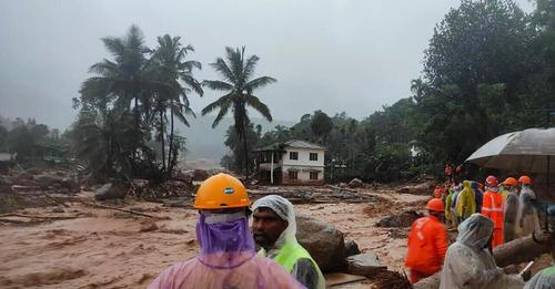 Inde : Le bilan des glissements de terrain au Kerala atteint 39 morts