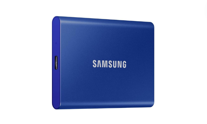 Samsung SSD Externe T7 2 To, Bleu, MU-PC2T0H/WW