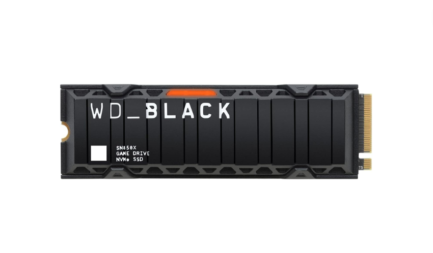  WD_BLACK SN850X 2To M.2 2280 PCIe Gen4 NVMe SSD pour le gaming avec dissipateur thermique jusqu’à 7300 Mo/s