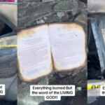 Une Bible demeure intacte après l’incendie d’une voiture : Vidéo