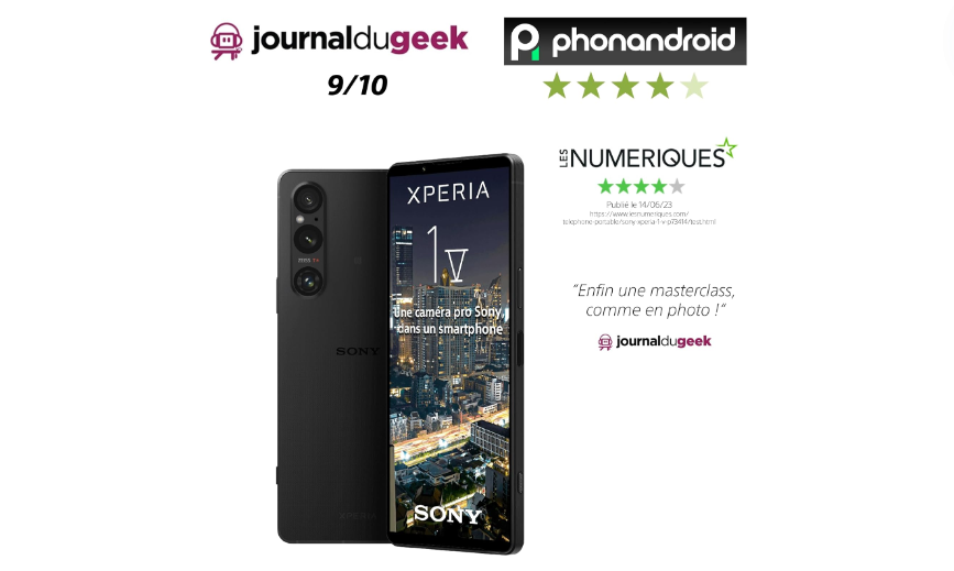 Promotion Spéciale : Sony Xperia 1 V - Smartphone Android, Téléphone Portable - Vert Kaki à 998,99 € sur Amazon !