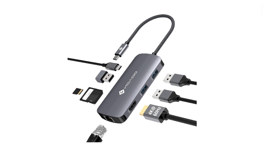 Offre Spéciale : NOVOO Hub USB C 8 en 1 Adaptateur USB C vers HDMI 4K 60Hz à 33,99 € sur Amazon !