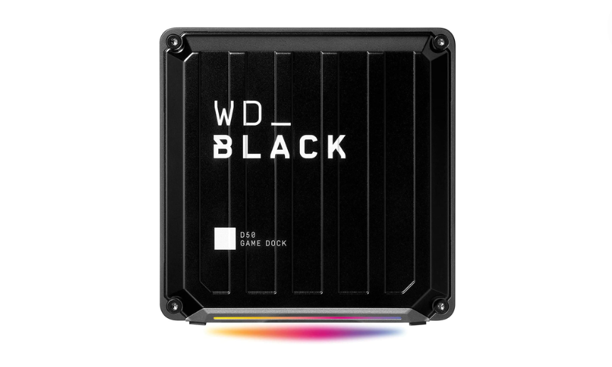 Offre Spéciale : WD_BLACK D50 Game Dock 2 To - Station de Jeu avec Éclairage RVB Personnalisable pour 309,75 € sur Amazon !