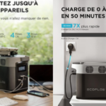 Stations Électriques Portables : L'EcoFlow DELTA 2, Charge 7 Fois Plus Rapide - Passez de 0 à 80 % en 50 Minutes