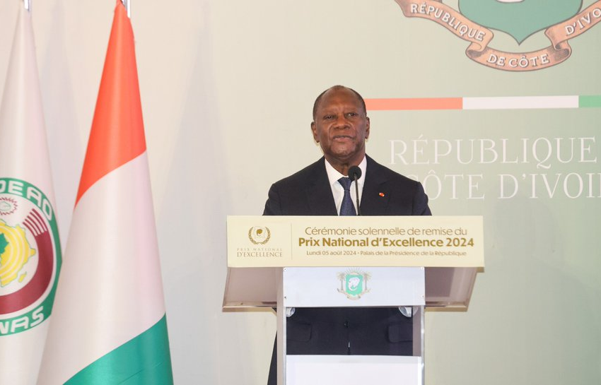  Journée nationale de l’excellence : Le Président Ouattara invite les Ivoiriens à un changement de comportement et de mentalité