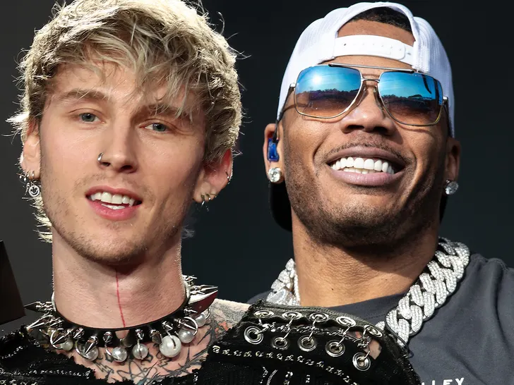  Nelly fait une apparition surprise au concert de Machine Gun Kelly après son arrestation