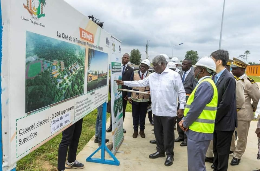  Visite du Chantier du Lycée Professionnel d’Ebimpé : Un Nouveau Pôle de Formation pour la Jeunesse d’Anyama