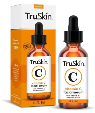 
TruSkin Vitamin C Serum - Sérum anti-âge pour le visage à la vitamine C avec acide hyaluronique