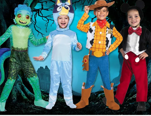 Costumes Disney pour Enfants : Que des friandises, pas de farces !