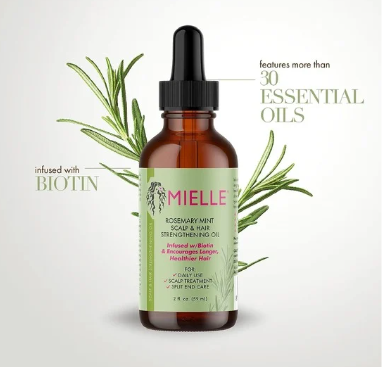 Découvrez l'Huile Renforçante au Romarin et Menthe de Mielle Organics : Votre Nouvel Indispensable Capillaire !