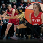 Caitlin Clark se dispute avec un fan en bord de terrain, la sécurité intervient