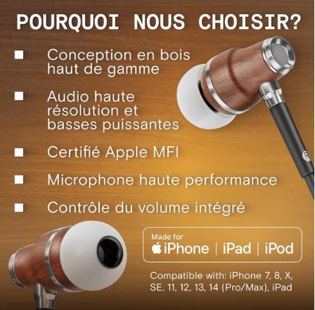 5 Raisons d'Avoir les Écouteurs Symphonized® pour iPhone