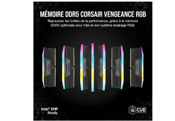 Pourquoi choisir la Corsair Vengeance RGB DDR5 32 Go pour améliorer les performances de votre PC ?