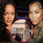 Rihanna semble ignorer Naomi Campbell à la Fashion Week de New York