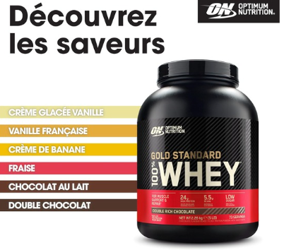  Les Bienfaits des BCAA et de la Glutamine dans Optimum Nutrition Gold Standard 100% Whey