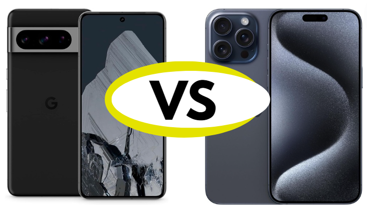  Comparaison entre l’iPhone 15 Pro Max et le Google Pixel 8 Pro