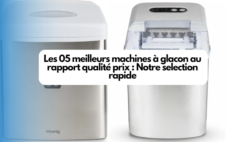 Les 05 meilleurs machines à glacon au rapport qualité prix : Notre selection rapide