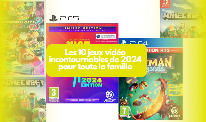 Les 10 jeux vidéo incontournables de 2024 pour toute la famille