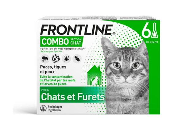  FRONTLINE Combo Chat – Anti-Puces, Tiques & Poux