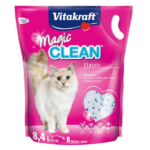 VITAKRAFT Magic Clean : La Litière Silice Absorbante pour un Confort Optimal de Votre Chat