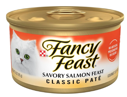  Purina Fancy Feast Pâté au Saumon : Nourriture Humide de Qualité pour Votre Chat Adulte