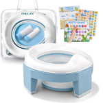 Siège Toilette Pliable Enfants 3-en-1 de TYRY.HU : Idéal pour Apprendre la Propreté à la Maison et en Voyage