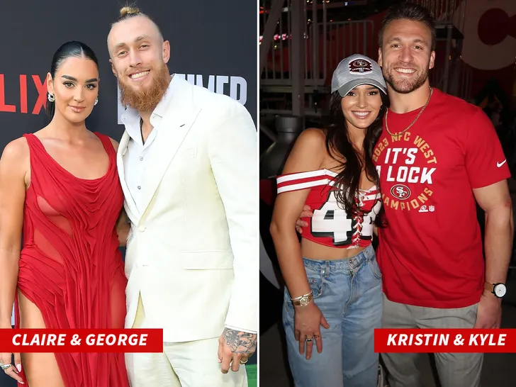 George Kittle et Kyle Juszczyk : Célébration Touchante avec leurs Épouses