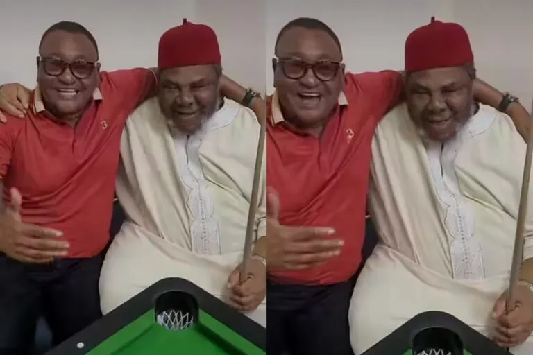  Jide Kosoko Retrouve la Légende Pete Edochie Après 12 Ans