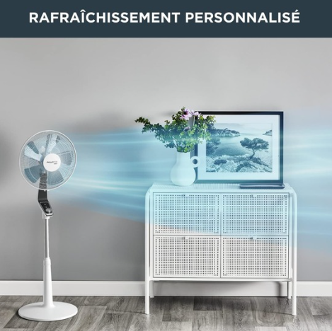 Rowenta Turbo Silence Extreme : Ventilateur Pied 40 cm pour un Rafraîchissement Optimal