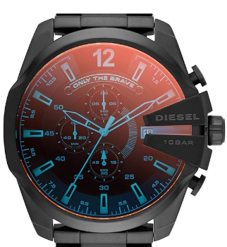 Cette Montre Diesel Chronographe Mega Chief pour Hommes en Acier Inoxydable est Populaire sur Amazon avec Plus de 15 000 Avis !