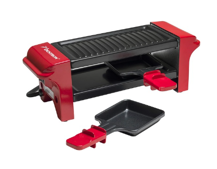 Bestron Mini Gril Raclette pour 1 à 2 Personnes : Le Compagnon Parfait pour des Repas Gourmands et Conviviaux