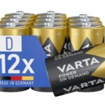 VARTA Piles D Mono : Puissance et Fiabilité en Lot de 12