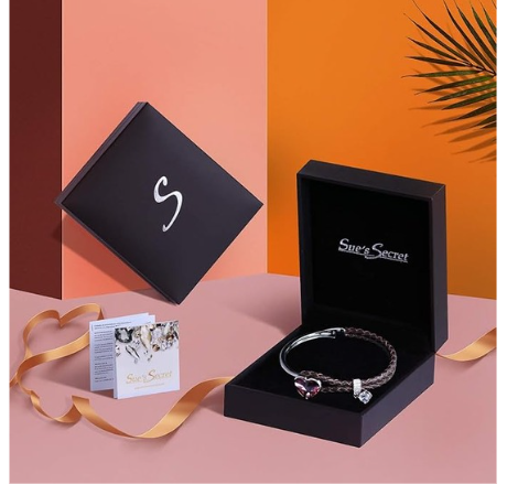 SUE'S SECRET Bracelet Femme "Amour pour Toujours" - Un Bijou Élégant et Significatif