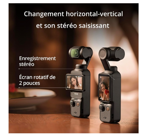 DJI Osmo Pocket 3 : L'outil incontournable pour capturer chaque instant avec une qualité professionnelle